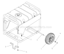 Page D Diagram and Parts List for 030343-0  Briggs and Stratton Generator